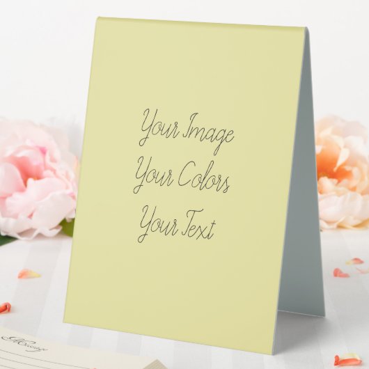 Plaque De Table Créez votre propre (In SItu (Mariage))