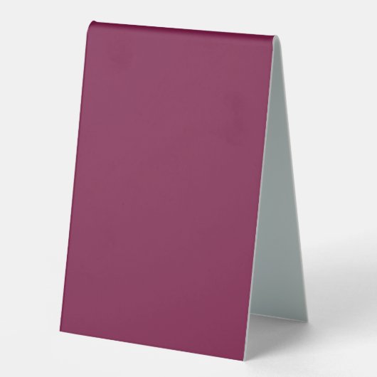 Plaque De Table Créez votre propre (Recto)