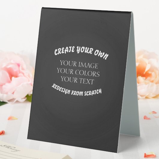 Plaque De Table Créez votre propre (In SItu (Mariage))