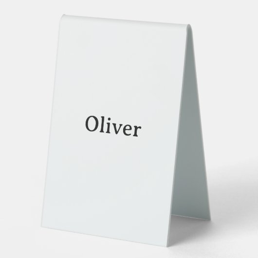 Plaque De Table Créez votre propre 4" X 6" simple et professionnel (Recto)