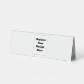 Plaque De Table Créez votre propre blanc (Recto)