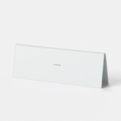 Plaque De Table Créez votre propre blanc (Verso)