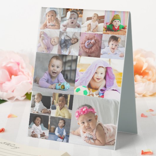 Plaque De Table Créez votre propre collection photo de 15 personne (In SItu (Mariage))