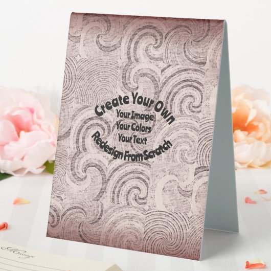 Plaque De Table Créez votre propre conception personnalisée (In SItu (Mariage))