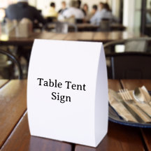 Créez votre propre panneau de tente de table en pa