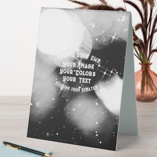 Plaque De Table Créez votre propre personnalisation (En SItu (Tableau))