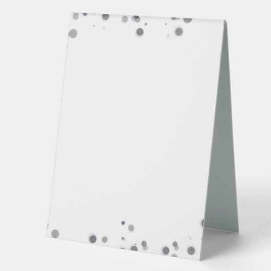 Plaque De Table Créez votre propre personnalisation personnalisée (Recto)