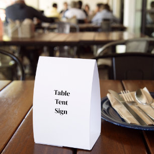 Plaque De Table Créez votre propre présentoir de table personnalis