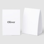 Plaque De Table Créez Votre Propre Simple 4" X 6" Professionnel (Recto/verso)