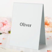 Plaque De Table Créez Votre Propre Simple 6" X 8" Professionnel (In SItu (Mariage))