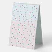 Plaque De Table Crème de glace 2ème anniversaire (Verso)