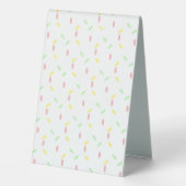 Plaque De Table Crème de glace 3e anniversaire (Verso)