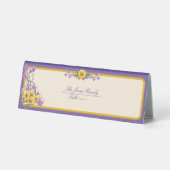 Plaque De Table Crème Spring Garden Collection (Recto)