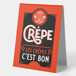 Plaque De Table Crepes françaises