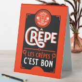 Plaque De Table Crepes françaises (En SItu (Tableau))