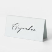 Plaque De Table Cupcakes Food Étiquette de mariage Tente de fête (Recto)