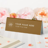 Plaque De Table Custom Business Logo Desk Nameplate Table Tent (In SItu (Mariage))