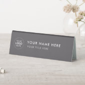 Plaque De Table Custom Business Logo Desk Nameplate Table Tent (En SItu (Tableau))
