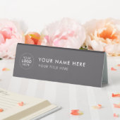 Plaque De Table Custom Business Logo Desk Nameplate Table Tent (In SItu (Mariage))