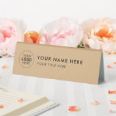 Plaque De Table Custom Business Logo Desk Nameplate Table Tent (In SItu (Mariage))