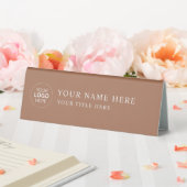 Plaque De Table Custom Business Logo Desk Nameplate Table Tent (In SItu (Mariage))