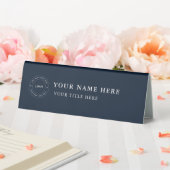 Plaque De Table Custom Business Logo Desk Nameplate Table Tent (In SItu (Mariage))