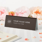 Plaque De Table Custom Business Logo Desk Nameplate Table Tent (In SItu (Mariage))