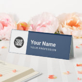 Plaque De Table Custom Employee Name Table Tent with Logo (In SItu (Mariage))