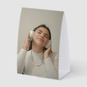 Plaque De Table Custom Full Photo Modern   (Recto)