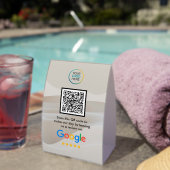 Plaque De Table Custom Google Review QR Code Acrylic Table Sign (InVersositu (sur table))