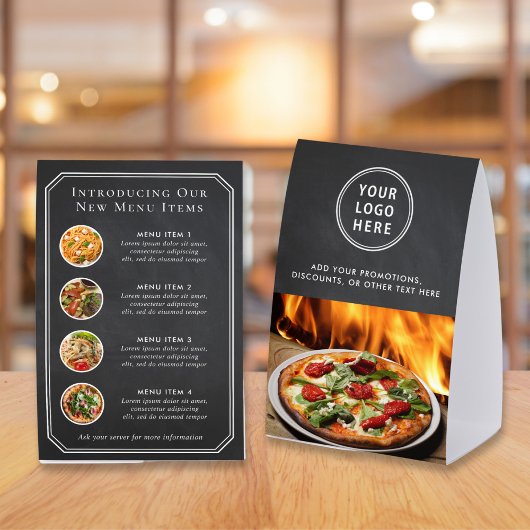 Plaque De Table Custom Restaurant Promo Chalkboard