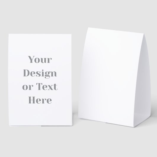 Plaque De Table Customizable Your Design or Text Here Personalized (Recto/verso)