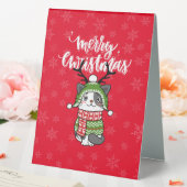 Plaque De Table Cute Chat Noël Stocking fourchettes Galore (In SItu (Mariage))