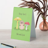 Plaque De Table Cute kawaii champignon champignon toadstool (En SItu (Tableau))