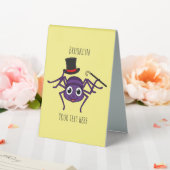 Plaque De Table Cute Spider dans le top a un dessin animé (In SItu (Mariage))