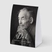 Plaque De Table Dad Photo Memorial Table Tent (Recto)