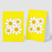 Plaque De Table Daisy Lumineuse et Audacieuse (Recto/verso)
