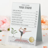 Plaque De Table Dancer Pot Femme Custom Yoga Studio Tarifs (In SItu (Mariage))