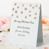 Plaque De Table Dans mon âge quarante ans des points d'or heureux (In SItu (Mariage))