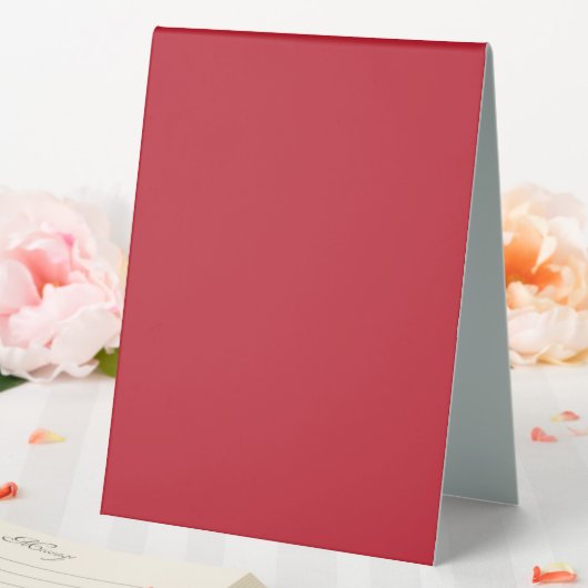 Plaque De Table Dark Red Background  (In SItu (Mariage))