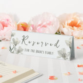 Plaque De Table Dark Sage Green Botanical Wedding (In SItu (Mariage))