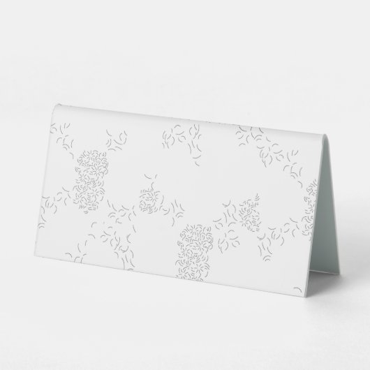 Plaque De Table Décor, gris pâle (Verso)