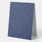 Plaque De Table Denim et diamants (Verso)