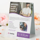 Plaque De Table Déplacement des services personnalisés (In SItu (Mariage))