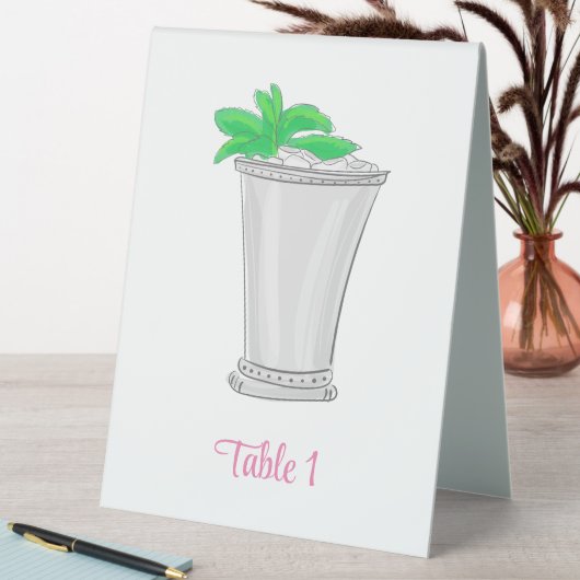 Plaque De Table Derby Mint Julep Préparatoire (En SItu (Tableau))