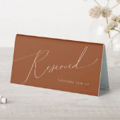 Plaque De Table Désert de Whimsical | Table Réservée en terre cuit (En SItu (Tableau))