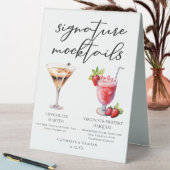 Plaque De Table Dessert Mocktails Martini au Chocolat Fraise (En SItu (Tableau))
