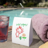 Plaque De Table dessin à la main bébé  (InVersositu (sur table))