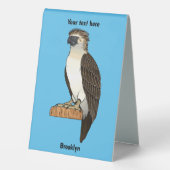 Plaque De Table dessin animé d'aigle des Philippines (Verso)