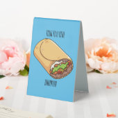 Plaque De Table dessin animé de Burrito (In SItu (Mariage))